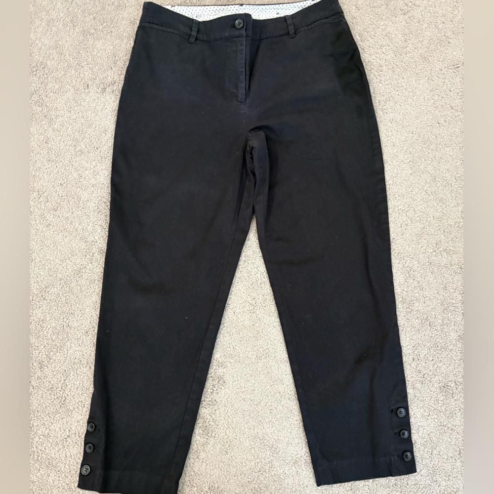 Talbots Black Cropped Pants